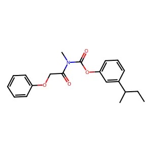 (3-butan-2-ylphenyl) N-methyl-N-(2-phenoxyacetyl)carbamate structure