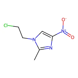 1-(2-chloroethyl)-2-methyl-4-nitroimidazole structure