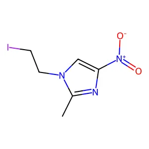 1-(2-Iodoethyl)-2-methyl-4-nitroimidazole structure