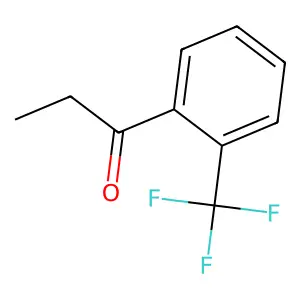 1-[2-(trifluoromethyl)phenyl]propan-1-one structure
