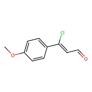 3-Chloro-3-(4-methoxyphenyl)-2-propenal structure