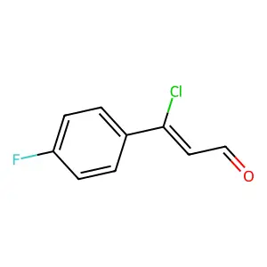 Compound C9H6ClFO structure
