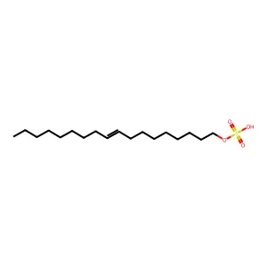 Octadec-9-en-1-yl hydrogen sulfate structure