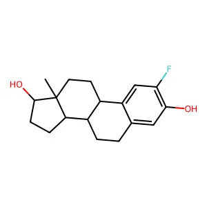 2-Fluoroestradiol structure