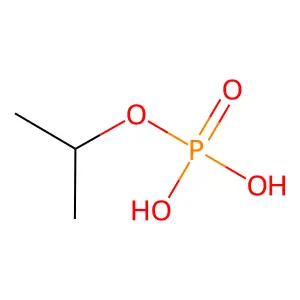 Isopropyl dihydrogen phosphate structure