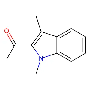 1-(1,3-dimethylindol-2-yl)ethanone structure