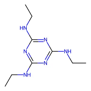 Compound C9H18N6 structure