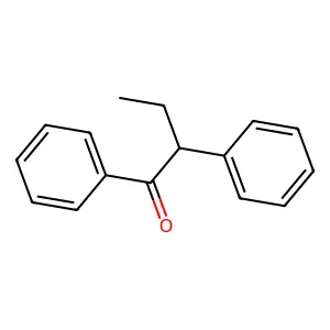 1,2-diphenylbutan-1-one structure