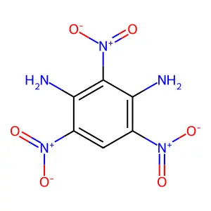 1,3-Benzenediamine, 2,4,6-trinitro- structure