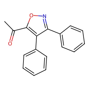1-(3,4-diphenyl-1,2-oxazol-5-yl)ethanone structure