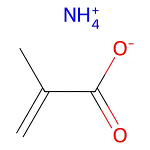 Ammonium methacrylate structure