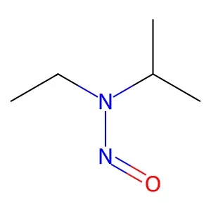 N-ethyl-N-propan-2-ylnitrous amide structure