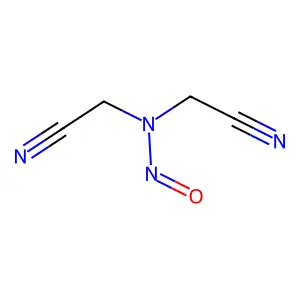 N,N-bis(cyanomethyl)nitrous amide structure