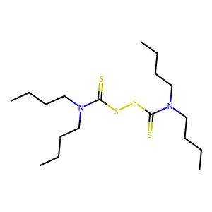 Tetrabutylthiuram disulfide structure