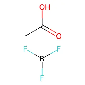 Hydrogen (acetato-O)trifluoroborate(1-) structure