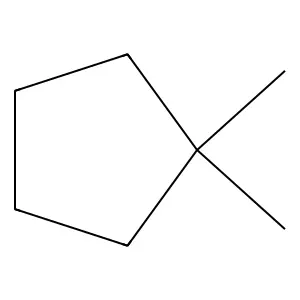 1,1-DIMETHYLCYCLOPENTANE structure