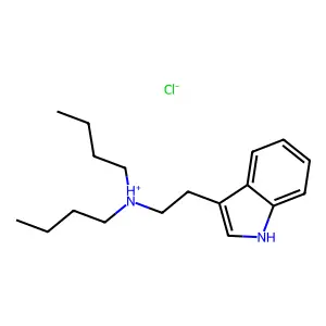 dibutyl-[2-(1H-indol-3-yl)ethyl]azanium chloride structure