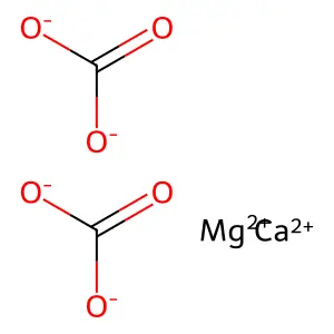 calciummagnesiumdicarbonate structure