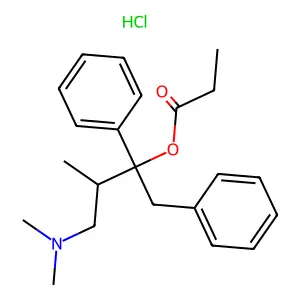 Propoxyphene hydrochloride structure