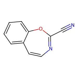 1,3-Benzoxazepine-2-carbonitrile structure