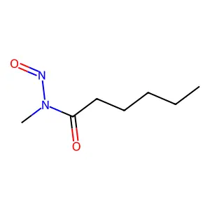 N-Methyl-N-nitrosocaproamide structure