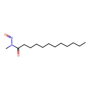 N-Methyl-N-nitrosododecanamide structure