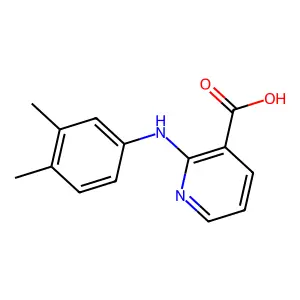 2-[(3,4-Dimethylphenyl)amino]nicotinic acid structure