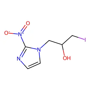 1-(131I)iodo-3-(2-nitroimidazol-1-yl)propan-2-ol structure