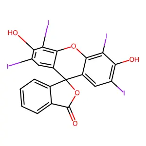 Compound C20H8I4O5 structure