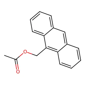 9-Anthrylmethyl acetate structure