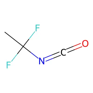 1,1-Difluoro-1-isocyanatoethane structure