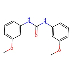 1,3-bis(3-methoxyphenyl)urea structure