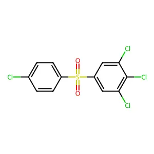 1,2,3-trichloro-5-(4-chlorophenyl)sulfonylbenzene structure
