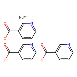 Neodymium nicotinate structure
