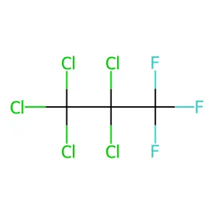 1,1,1,2,2-pentachloro-3,3,3-trifluoropropane structure