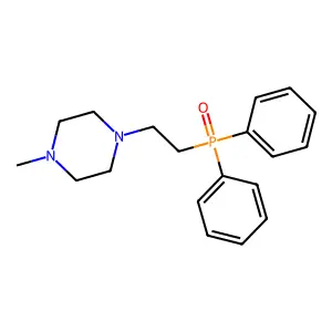 1-[2-(diphenylphosphoryl)ethyl]-4-methylpiperazine structure