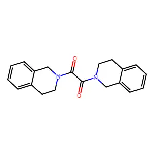 1,2-bis(3,4-dihydro-1H-isoquinolin-2-yl)ethane-1,2-dione structure