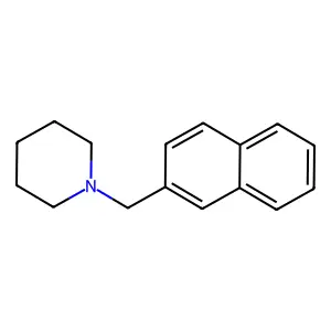1-(2-Naphthylmethyl)piperidine structure