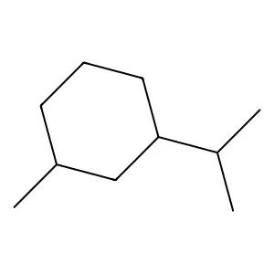 Cyclohexane, 1-methyl-3-(1-methylethyl)- structure