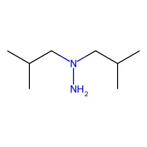 1,1-Bis(2-methylpropyl)hydrazine structure