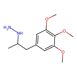 1-(3,4,5-trimethoxyphenyl)propan-2-ylhydrazine structure
