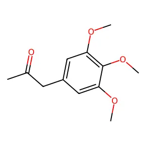 1-(3,4,5-trimethoxyphenyl)propan-2-one structure