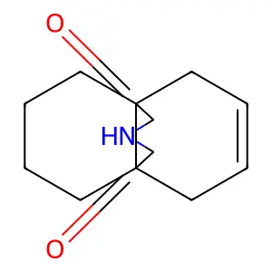 12-azatricyclo[4.4.3.01,6]tridec-3-ene-11,13-dione structure