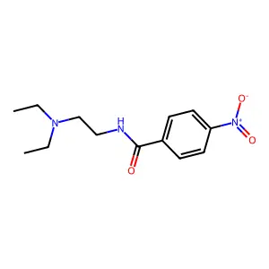 N-[2-(diethylamino)ethyl]-4-nitrobenzamide structure