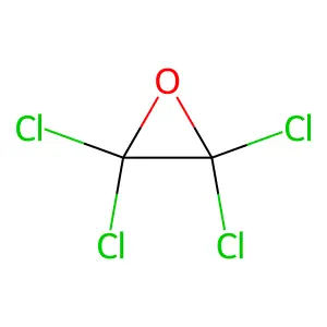 Tetrachlorooxirane structure