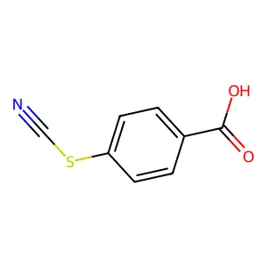 p-Thiocyanobenzoic acid structure