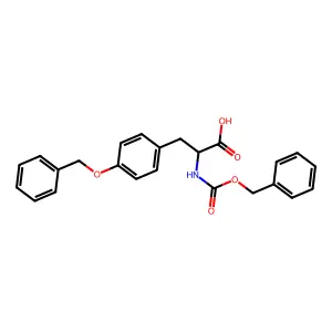 Z-Tyr(Bzl)-OH structure