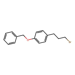 1-(3-bromopropyl)-4-phenylmethoxybenzene structure