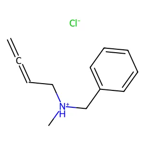 Benzenemethanamine, N-2,3-butadienyl-N-methyl-, hydrochloride structure