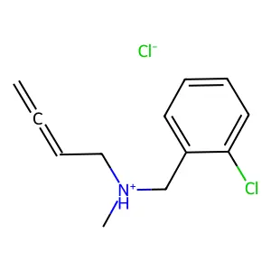 N-2,3-Butadienyl-N-methyl-o-chlorobenzylamine hydrochloride structure